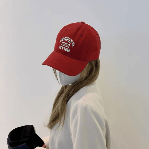 语森忆韩版刺绣帽子女百搭棒球帽男遮阳防晒帽显脸小鸭舌帽 3881常规码-绿色 M (56-58cm)