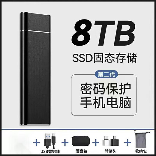 SXAIGO/Patriot mobile solid-state drive (PSSD) type-c interface, portable, mobile phone directly connected to notebook, dual-purpose external office/game large storage, blue 2TB