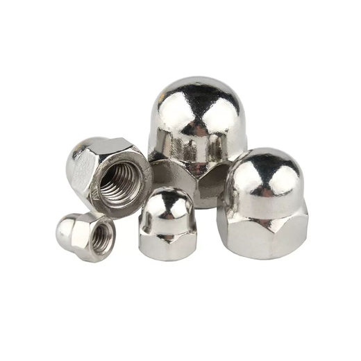 Jingxuan 304 stainless steel cap nut round ball head fine tooth reverse tooth cap nut decorative screw nut M3M4M5M6M20 304 stainless steel M18 (1 piece)