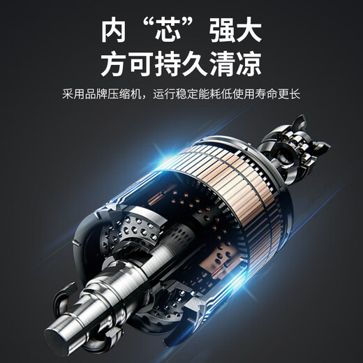 CHIGO mobile air conditioner, single cooling and heating type, all-in-one air conditioner, no outdoor unit, no drainage, no installation required, small air conditioner, movable air conditioner, kitchen living room, rental room, vertical refrigeration air conditioner, 2 HP, single cooling-automatic wind swing