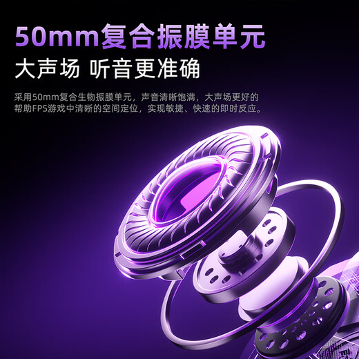 Titanium, best-selling on the whole network, THS319 electrode, 2.4G wireless Bluetooth wired, 7.1 virtual sound, four-mode headset, Chicken Delta Operation, black and red