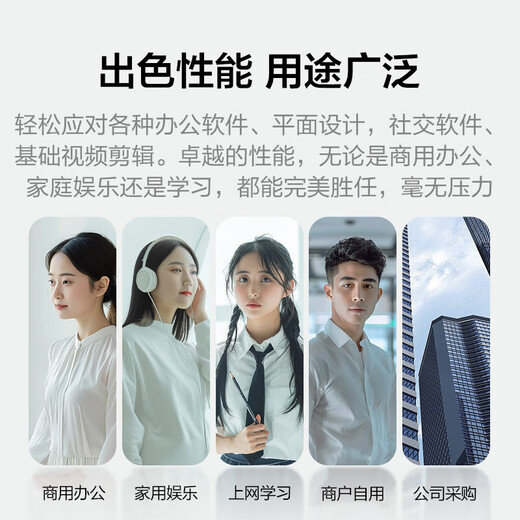 Colorful computer desktop intel Intel Core i5 commercial office home host assembly without graphics card complete machine CF16C single host (customizable after consulting customer service) i5-13400 32G memory 512G solid state drive