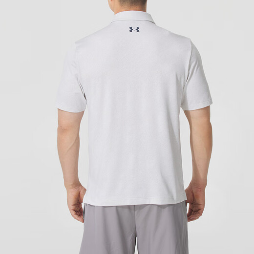 Under Armor T-shirt men's 2025 new polo shirt sportswear running fitness training quick-drying breathable lapel short-sleeved top 1389846-114 S