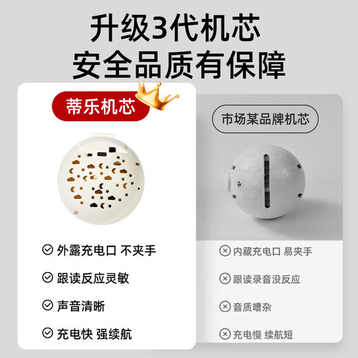 Tile music jumping ball infant toy learning to talk, baby can chew and coax the baby plush doll 0-1 years old, endless ways