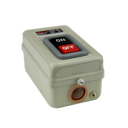 Delixi Electric (DELIXI) power snap switch CDP3-230 17A three-phase motor start stop button control switch BS211B