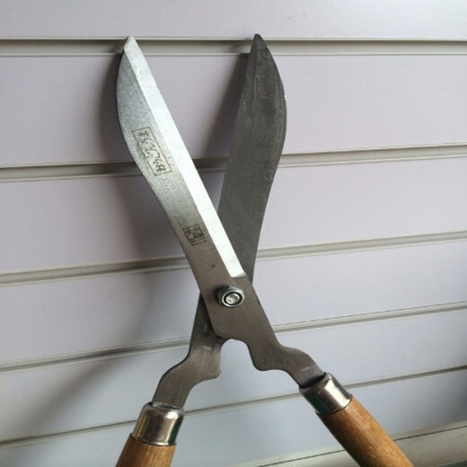 Chaosihui wooden handle lawn shears, hedge shears, garden pruning shears, flower scissors, branch shears, gardening shape scissors, garden tools, small wooden handle lawn shears