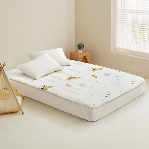 Luolai children's mattress baby Class A standard washable diaper antibacterial and anti-mite nursing pad large bed sheet 135*200cm