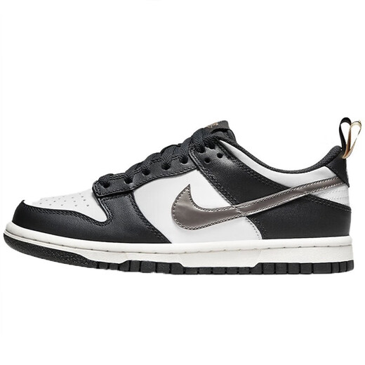Nike (NIKE) Basketballschuhe Damenschuhe AirJordanaj1 Sneakers Frühling Low-Top atmungsaktiv lässig leichte Sportschuhe Trendy DH9764-001/Schwarz und Weiß Rot Panda 38,5