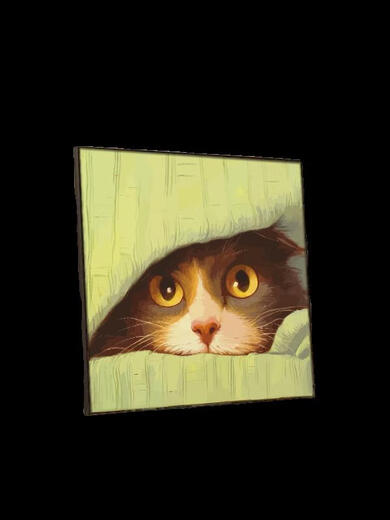 Tigre tres acuático Catinero Lindo Color de bricolaje para niños Llenado 2024 NUEVO TAMAÑO PINTO PINTURADO Color decorativo Hy12806 80*80cm Marco interno espesado + Marco externo decorativo