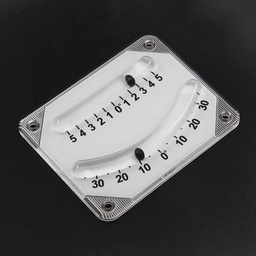 Vehicle-mounted ship slope meter high-precision angle measurement instrument level double-tube steel ball angle meter 1 steel ball angle meter