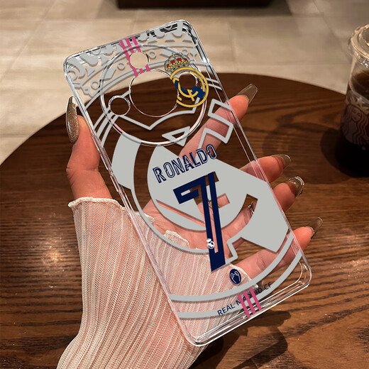 膜鹿堂适用华为荣耀X60手机壳皇马C罗幸运七X50PRO新款透明X50GT镜头全 透明-皇马C罗幸运七[相框TPU9738 荣耀X50