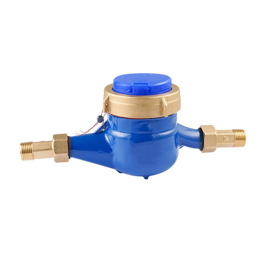 Steel pre-made product digital water meter rotor type tap water meter (Jingcang) horizontal iron set iron connection DN20 (6 points) one price