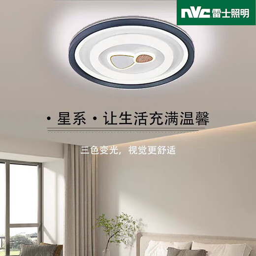 雷士（NVC）2025新款客厅灯现代简约led吸顶灯轻奢北欧风家用大灯 1W K1105-1100长