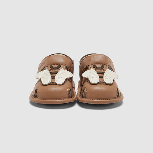 YEEHOO YEEHOO children's shoes breathable boys and girls non-slip front shoes sandals brown 10.5 90mm recommended foot length 105-110