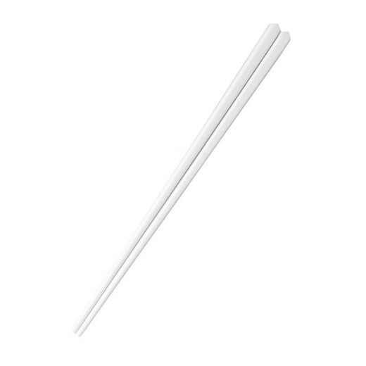 Ceramic chopsticks for home use, mold-free and high temperature resistant, pure white ceramic chopsticks, 10 pairs