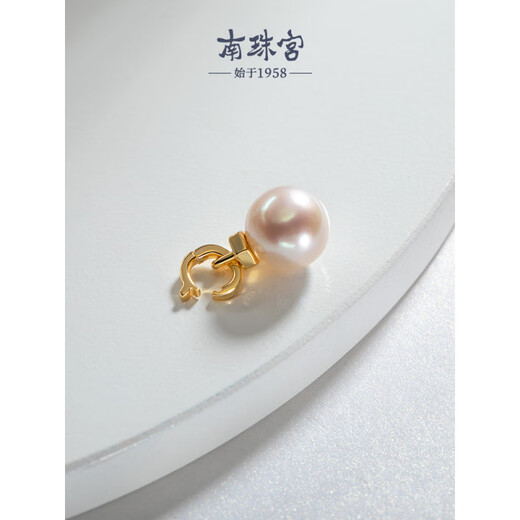 Chinese Valentine's Day gift for girlfriend S925 silver freshwater pearl buckle pendant C-D002SD-J silver freshwater pearl pendant 10-11mm x 40cm