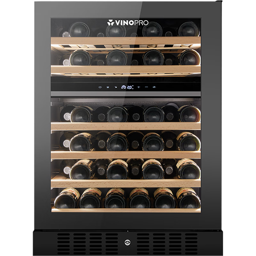 VINOPRO red wine cabinet embedded air-cooled constant temperature household safe refrigeration freezer first-class energy efficiency variable frequency vacuum glass door dual temperature variable frequency vacuum glass door