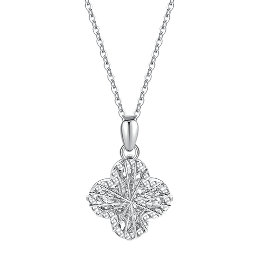 CHINA GOLD pt950 four-leaf clover winding pendant platinum necklace clavicle chain women's birthday gift Chinese Valentine's Day gift about 2.1g