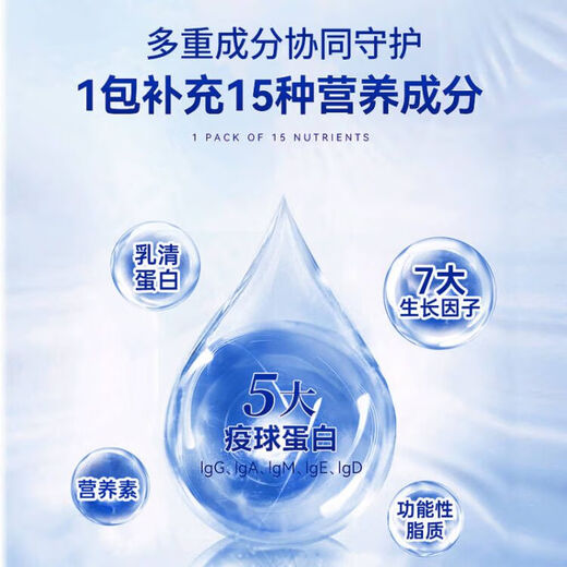 Naturies Nouvelle-Zélande original importé colostrum en poudre peut être combiné avec de l'immunoglobuline humaine lactosérum ferritine enfants nourrissons adulte immunité résistance 4 canettes paquet familial