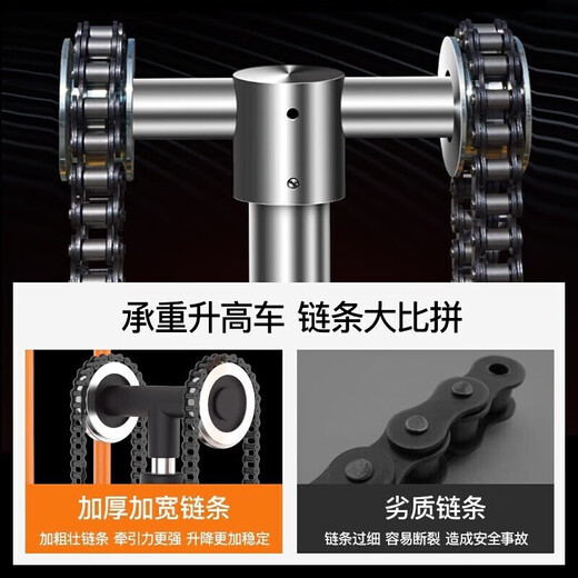 Manual forklift, hydraulic truck, small forklift, household raised stacker, push truck, lightweight mini electric forklift, copy-specific universal wheel 1.2 fork model