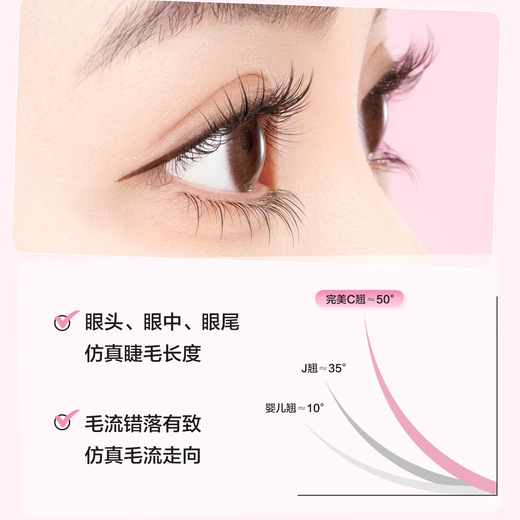 Oeiez glue-free small flame lower eyelashes false eyelashes for women natural simulation suitable for novices without glue single cluster eyelash stickers