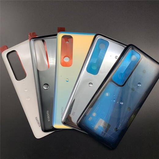 Xiaomi original 10 back cover glass 10s mobile phone back cover original 10Pro Ten Extreme Edition battery cover Mi 10s back cover blue new + loose