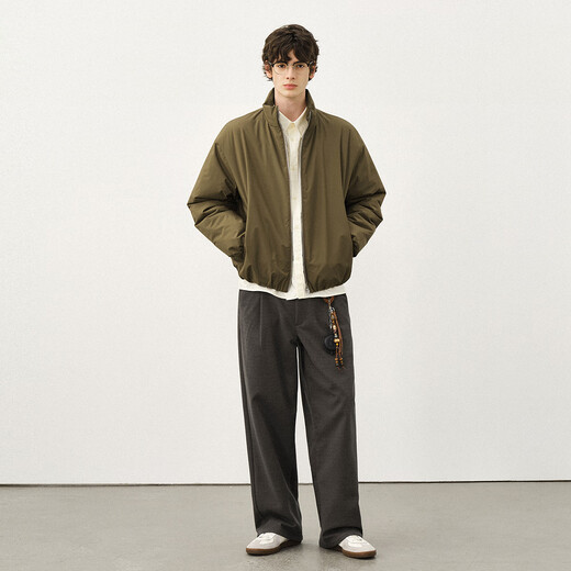 714street3M Thinsulate warm velvet jacket for men 2025 autumn and winter new lightweight three-proof high-pile cotton jacket crocodile color L