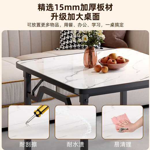 Shanshan wood art folding table household dining table small apartment dining table egg-breaking table outdoor table stall small table