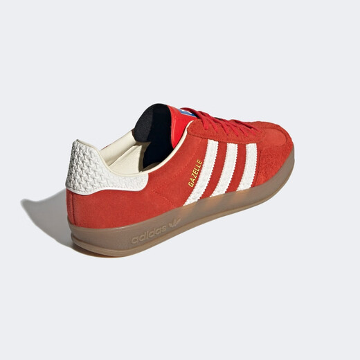 Adidas clover men's and women's shoes GAZELLE INDOOR low-top casual shoes IF1808 red and white 38