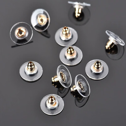 100 pcs flying disc earplugs diy handmade ear accessories accessories earrings ear plugs earrings earrings essential materials silver 100 pcs ear plugs