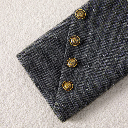 She Pool Lapel Suit 2026 Spring New Women's Fashion Temperament Double-breasted Loose Suit