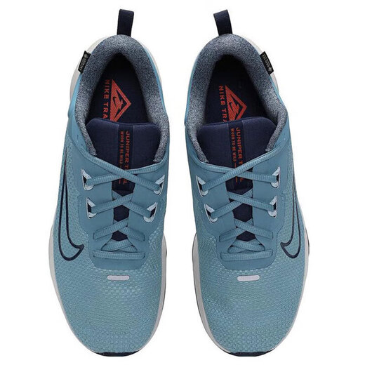 Nike (NIKE) chaussures pour hommes 2025 nouvelles chaussures de sport Juniper Trail GORE-TEX chaussures de course de fond HM9734-402 bleu/tissu GTX 45