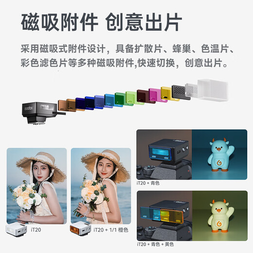 Godox iT20/iT22 on-camera flash TTL smart flash lithium battery life compact portable outdoor photo photography light same day delivery it22 black Nikon version entry ceremony