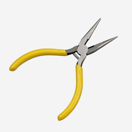 Factory No. 1 Mini Needle Nose Pliers Household Multifunctional Wire Pliers Top Cutting Flat Mouth Round Mouth Curved Mouth Handmade Pliers Practical