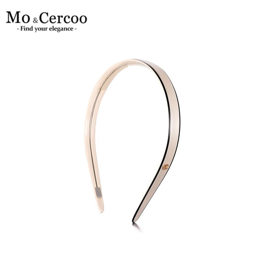 Cercoo's new autumn headband, pressed hair headband, wide-brimmed headband, headband, women's daily high-end, versatile, gift for girlfriend hair accessories, apricot color