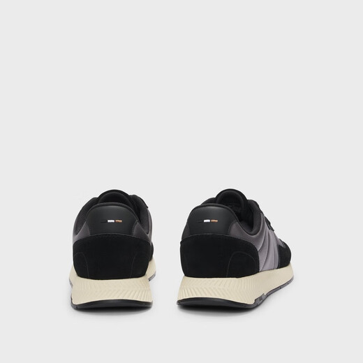 BOSSBLACK 混合材质运动鞋 饰有绒面革细节50536469_010 39