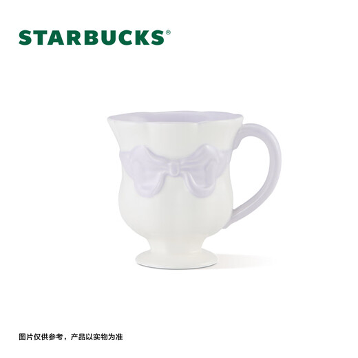 Starbucks Cup Dream Story Series Ceramic Mug High-Looking Desktop Coffee Cup Gift for Men and Women Bow Tie Shape Mug 270ml