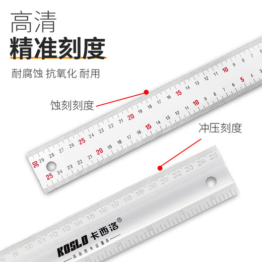 Stainless steel industrial grade stainless steel square ruler 50cm large 1 meter turning ruler lengthened and thickened 90 degree woodworking L-shaped high-precision angle ruler thickened with base 30cm (B-TE model) 2 pieces