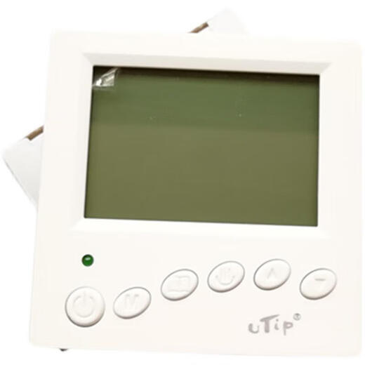 Utop water heating thermostat UTIP brand LCD temperature controller thermostat panel 805 water heating (white)