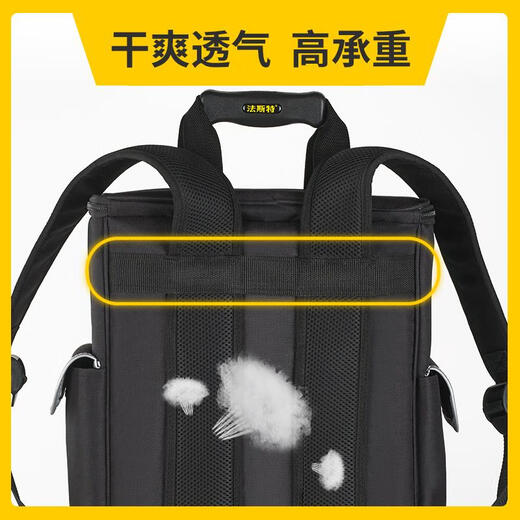 Green Forest Large Capacity Backpack Multifunctional Tool Bag, Strong and Durable, Repair and Installation Waterproof Electrician's Special Portable Main Image Large Size