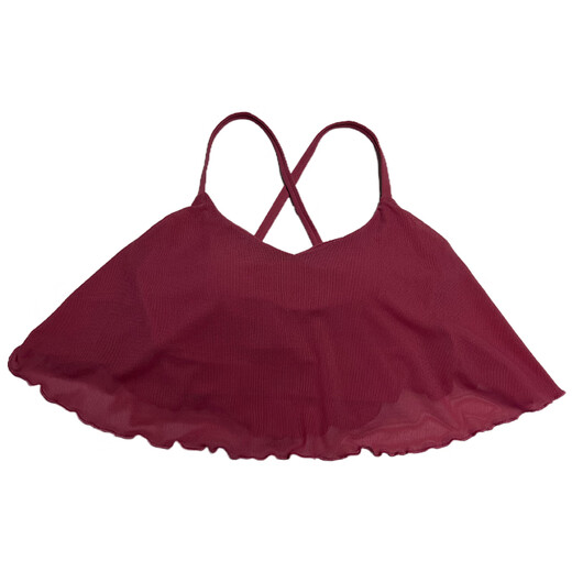 Yalu all-in-one yoga camisole women's mesh breathable flesh-covering Pilates sports top outer wear fitness underwear summer cocoa color (strap bra) S