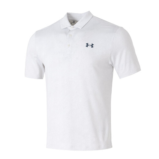 Under Armor T-shirt men's 2025 new polo shirt sportswear running fitness training quick-drying breathable lapel short-sleeved top 1389846-114 S