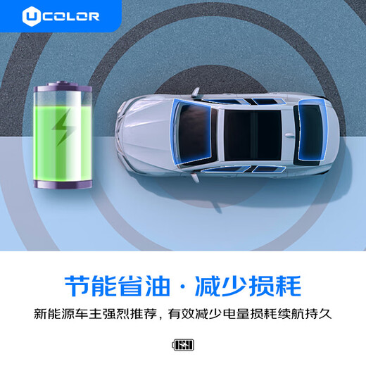 UCOLOR invisible car clothing film full body film TPU material anti-scratch transparent film car clothing paint protection film package construction JD co-branded invisible car clothing special package 4 matte car clothing + window film