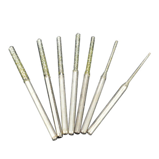 Zhizhou tile drilling bit tile empty drum glue injection drill special repair tool hand electric drill emery hole opening needle tile drilling bit 2mm thick 10 pieces