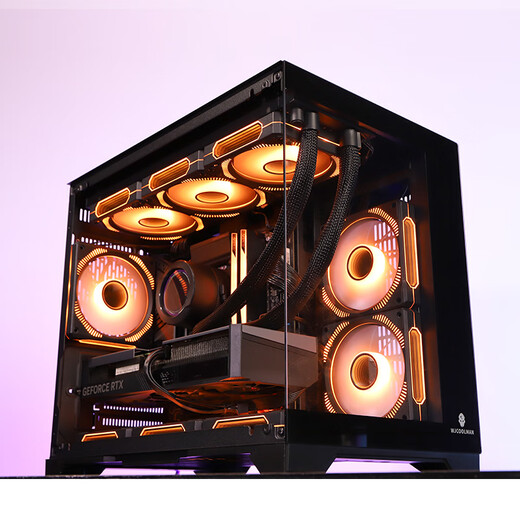 AMD R7 9800X3D host/7800X3D complete machine/RTX5060 5070TI 5080 graphics card desktop computer complete machine sea view room assembly machine thousand frames e-sports package one 7800X3D+RTX5060