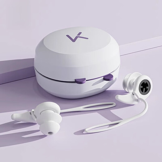 LISM swimming earplugs waterproof, anti-otitis media, anti-ear water intrusion artifact earplugs nose clip swimming equipment crystal white single earplug detachable lanyard earplugs