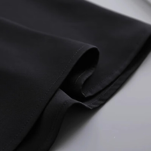 Jiangong black skirt suit skirt professional simple women's high waist slim drape commuting mid-length a-line skirt large hem skirt black suit skirt M (suitable for 90-100 Jin Jin equals 0.5 kg)