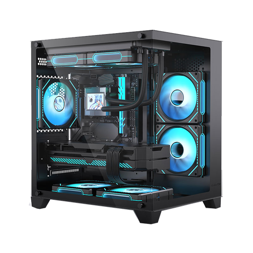 AMD Ryzen R5 5600/7500F/RX6750GRE host RX7800XT 16G graphics card Game live broadcast desktop computer host assembly computer DIY assembly machine configuration twelve R5 5600+RX6750GRE host