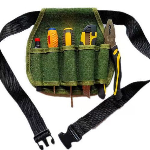 MieLanat thickened electric drill waist bag electrician waist bag crossbody decoration waist bag multi-functional waist bag tool large capacity waist bag thickened multi-purpose waist bag