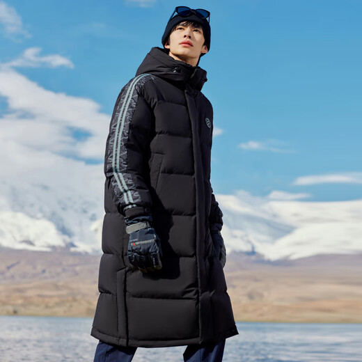 雪中飞【成毅推荐】秋冬大口袋设计男女同款高充绒加厚长款连帽羽绒服